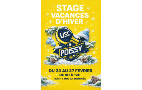 Stage 23/27 février 2026