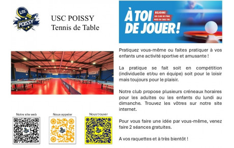 Venez nous rencontrer à la salle !